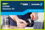 SCHUNK Selection Kit HSK-A63 / SK40 / BT30 / BT40 wszechstronny pakiet oprawek promo graphics AG Technik